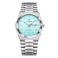 Reloj Poedagar Hombre Tiffany Acero Turquesa POE-19